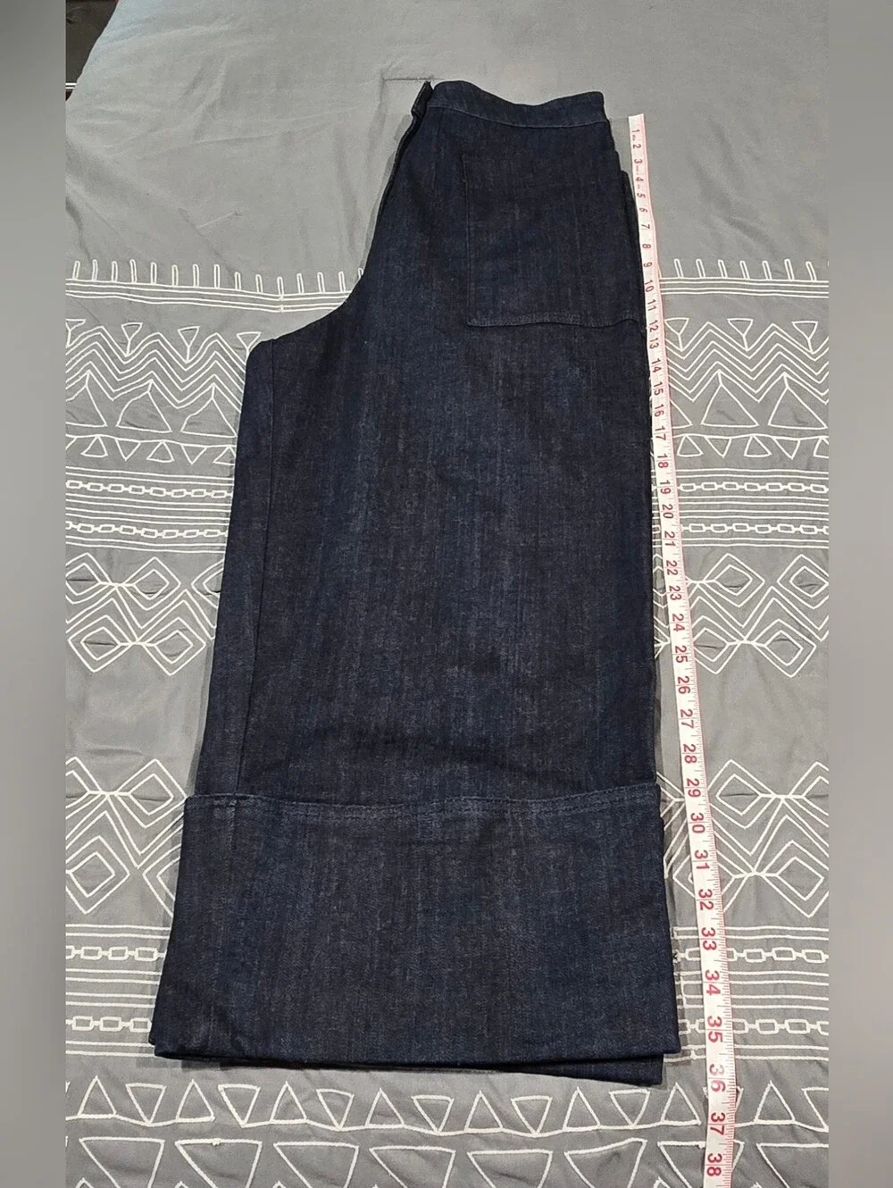 Kate Spade High Waisted Wide Leg Cropped Jeans Size 15/32